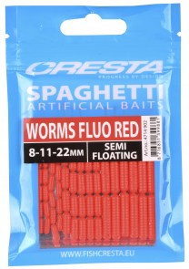 CRESTA Spaghetti Worms Fluo Red